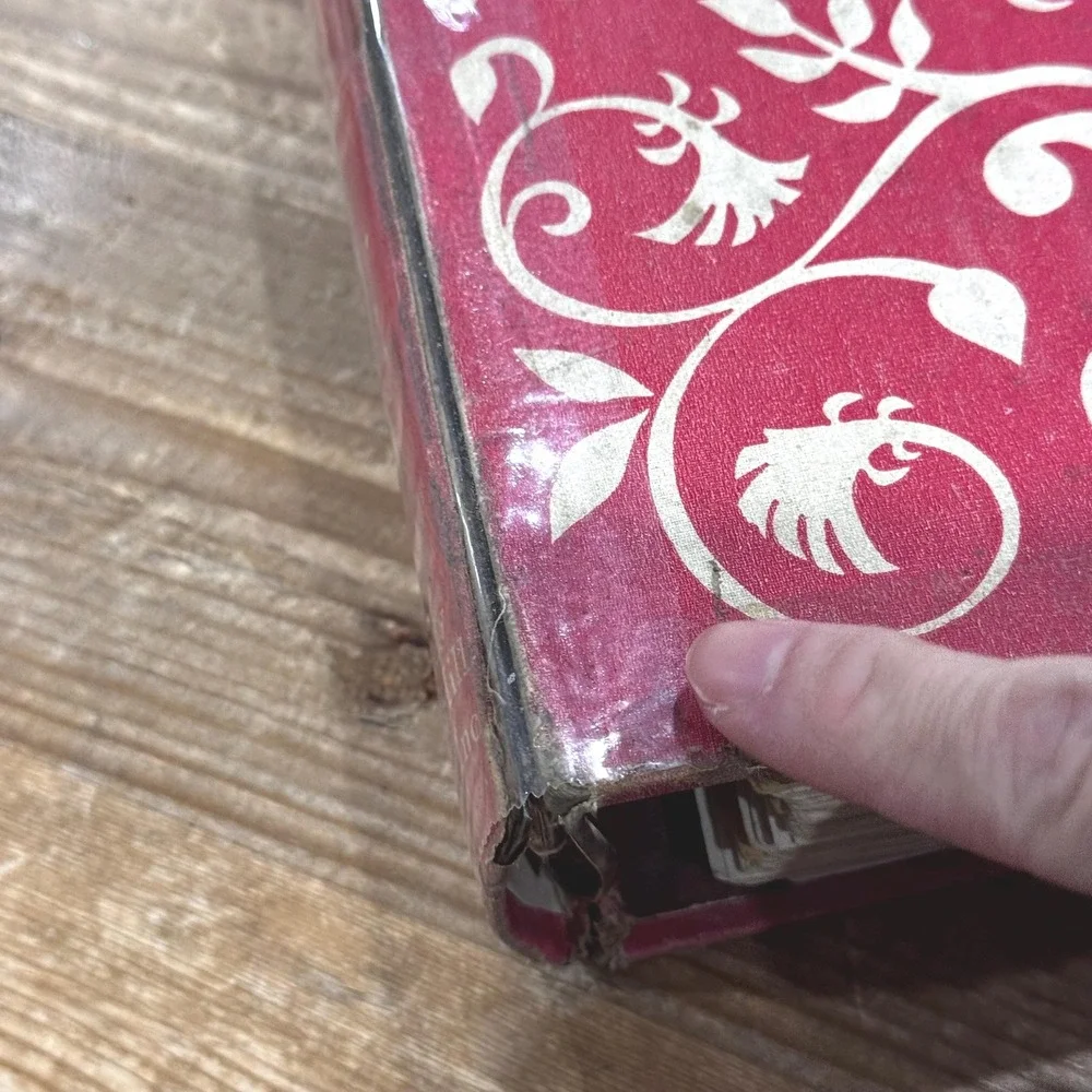 Vintage Betty Crocker Picture Cookbook- Red & White Hardback Binder IMPERFECT